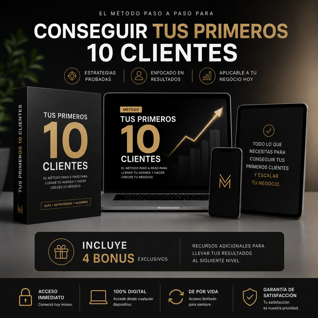 Tus primeros 10 clientes + 4 bonus