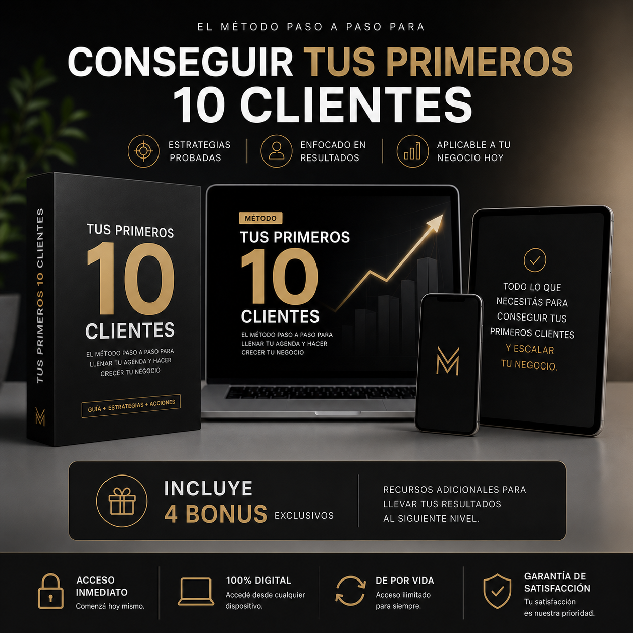 Tus primeros 10 clientes + 4 bonus