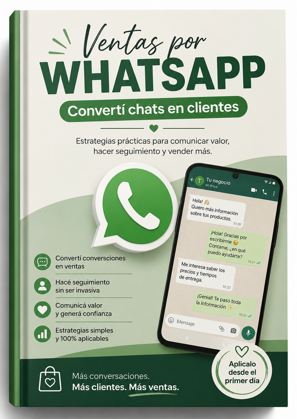Pasa de esperar clientes a generarlos y convertirlos en ventas.